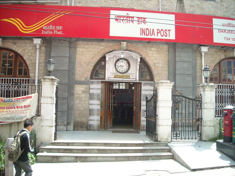 An India Post office in Darjeeling
